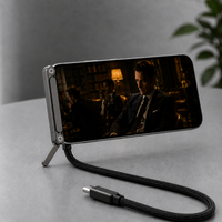 Lyres Kijk & Laad Kabel — USB-C Kabel met Ingebouwde Standaard